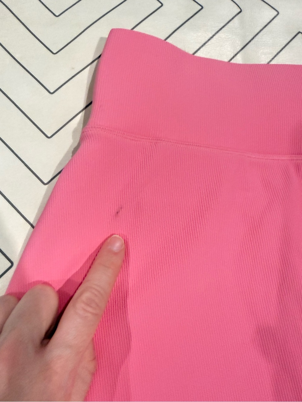 All Access Pink Ribbed Skort - Picture 7 of 10